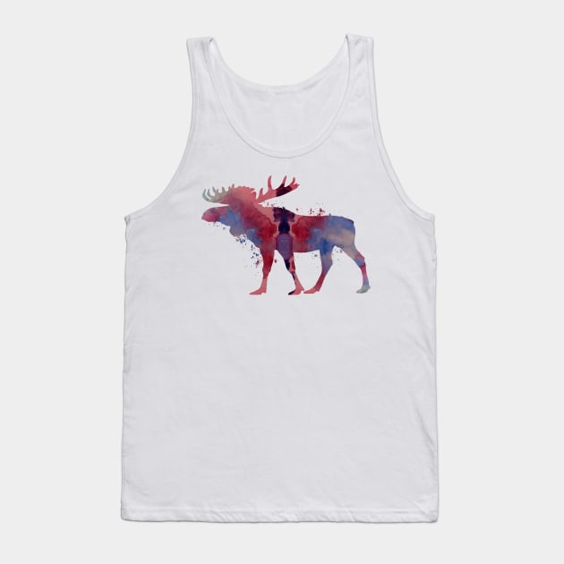 Moose Tank Top by TheJollyMarten